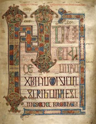   La Bible de Lindisfarne : Un Trésor Insulaire et une Ode à la Foi!