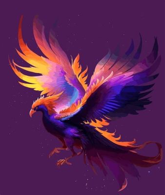 Le Chant du Phoenix : Une Explosion de Couleurs Céleste et une Harmonie Divine dans la Peinture Silla !