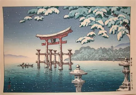  “Le Pont du Rail: Paysage à la Japonaise” – La Sérénité Mélancolique dans l’Art de Hiroshige