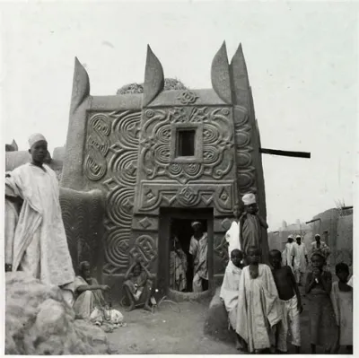  Masque de Bronze: Une Exploration des Caractéristiques Mystiques et des Formes Fluides dans l'Art Hausa